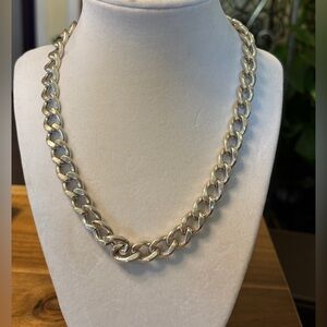 Vintage Silpada N2930 Transcendent, Bold Silver Chain Necklace